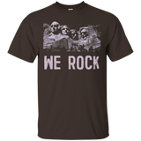 We Rock Mount Rushmore T-Shirt - Presidents Sculpture Tee_Black