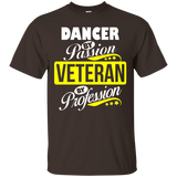 Dancer By Passion Veteran By Profession T Shirt_black