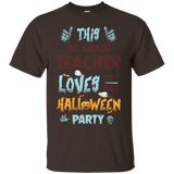 This 1st Grade Teacher Loves Halloween Party T Shirt_black=