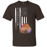 Diskus Fish Aquarium Us America Usa United States T-shirt_black