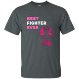 Best Fighter Ever Fight Breast Cancer Pink Shirt_black=