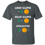 Lunar Eclipse Solar Eclipse Apocalypse Science T Shirt