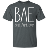 Women's Best Aunt Ever shirt Women Auntie BAE Cute GIft_Black