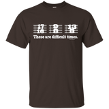 These Are Difficult Times Funny Music Joke T Shirt_Black