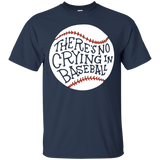 There is no Crying in Baseball T-Shirt by Baseball T-Shirt_Black