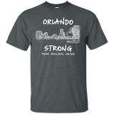 Orlando Florida Strong Resilient United Love T Shirt_Black