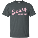 Sassy Since 1917 T-Shirt 100 Yrs old 100th Birthday Gift_Black