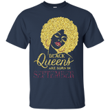 Womens Black Queens Are Born In September-Birthday Gift P2 T-shirt_Black