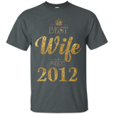 Womens Best Wife Since 2012 - T-Shirt 5 year Anniversary_Black