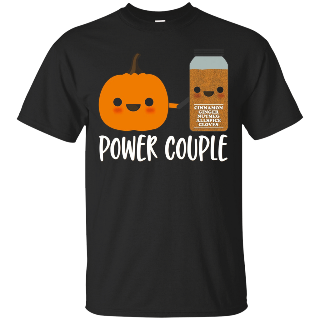 Pumpkin Spice Power Couple Shirt Pumpkin Spice Latte PSL Tee_Black