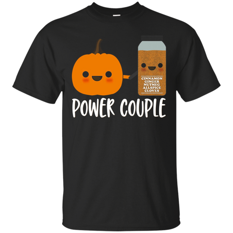 Pumpkin Spice Power Couple Shirt Pumpkin Spice Latte PSL Tee_Black