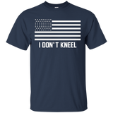 I Don't Kneel - National Anthem T-shirt_black