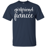 Women's Girlfriend Fiancee T shirt_Black