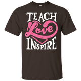 Teacher T-shirt- Teach Love Inspire_Black