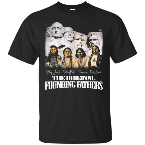 The original founding fathers gift tshirt_Black