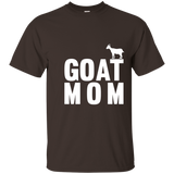 Womens Goat Mom Funny Goat T-Shirt - Goat Mother Shirt_Navy