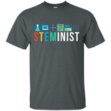 Steminist T-shirt Support Science Tech Eng And Math_black=