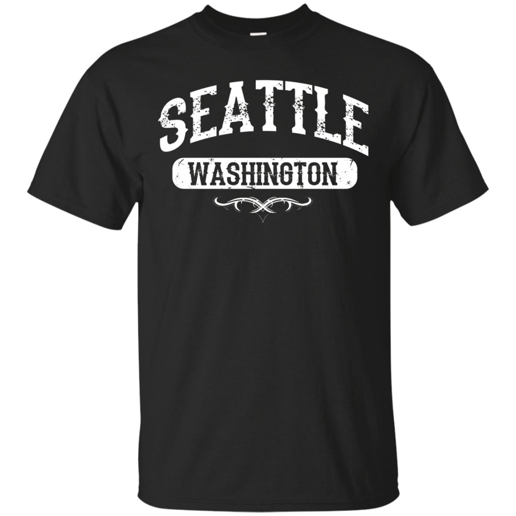Seattle Washington T Shirt_Black
