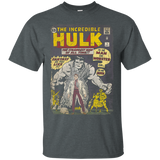 The Incredible Hulk Classic Retro Comic Book Graphic T-Shirt_Black