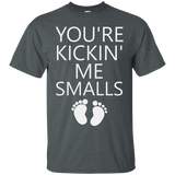 you're kicking me smalls maternity shirt_Black