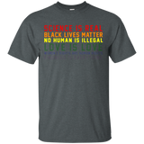 science is real love is love women's happy pride tshirts_Black