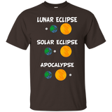 Lunar Eclipse Solar Eclipse Apocalypse Science T Shirt