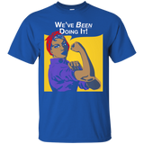 We've Been Doing It! Black Girl Rosie The Riveter T-Shirt._Black