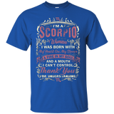 Scorpio T-shirt - I'm A Scorpio Woman T-shirt_Black