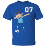 #7 Soccer Shirt For Boys Funny Dabbing Dab Dance Soccer Ball_black=