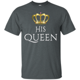 Womens Her King and His Queen Shirts Matching Couple Outfits_Black