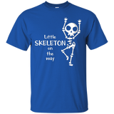 Little Skeleton On The Way T-shirt Skeleton Baby Lover_black=