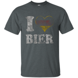Oktoberfest I Heart German Bier Germany Shirt_Black