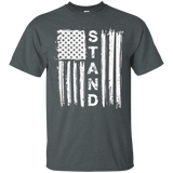 I Stand American Flag Shirt Stand For The Flag T-shirt_black