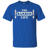 The Barber Life Funny Barber shop T Shirt Gift_Black