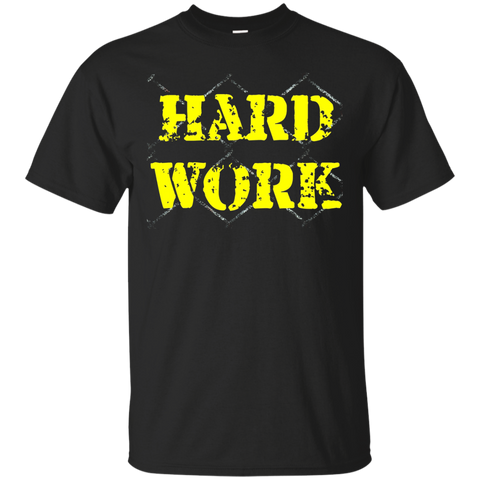 Hard Work Big Print T-shirt_black=