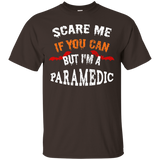Scare Me If You Can But I'm A Paramedic Halloween T-Shirt_Black