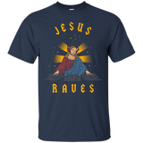 Jesus Raves T-shirt - Cool Christian Dance Party Dj