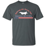 Retired Air Force Veteran T-shirt_Black