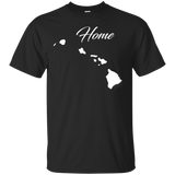 Hawaii Is My Home T-shirt - I Love Hawaii Shirt Gift_black