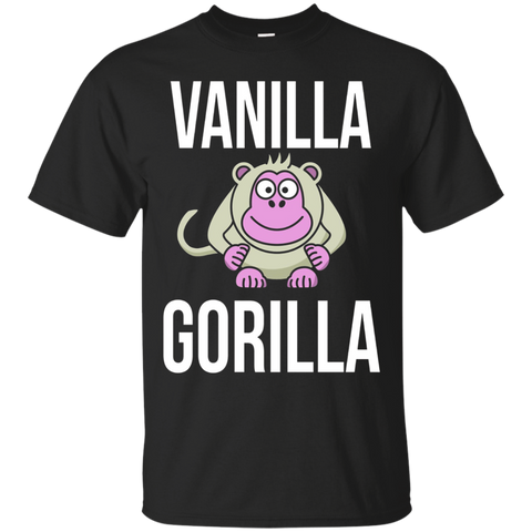 The Vanilla Gorilla - Cute Albino Gorilla T-Shirt_Black