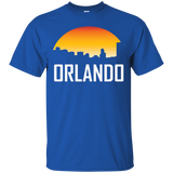 Orlando Florida Sunset Skyline Silhouette T-Shirt_Black