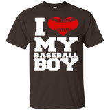 Cute I Love My Baseball Ball Boy - Funny T-shirt_black