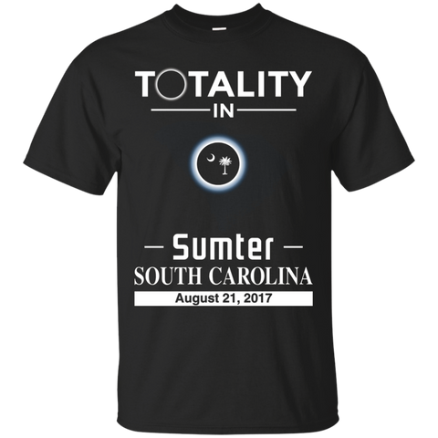 Sumter South Carolina Total Solar Eclipse August 21 T-Shirt_Black