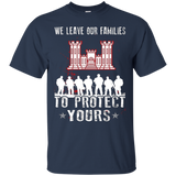 Combat Engineer Shirt We Leave Our Families Combat Engineer_black