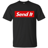 Send It Box Logo T-shirt (Larry Enticer shirt)_Black