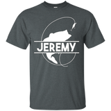 Jeremy Fishing Name Pocket T-shirt First Name Monogram_black=