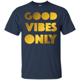 Good Vibes Only Reggae Rasta T Shirt Peace One Love Tee_black