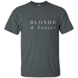 Womens Blonde & Boujee T Shirt_Navy