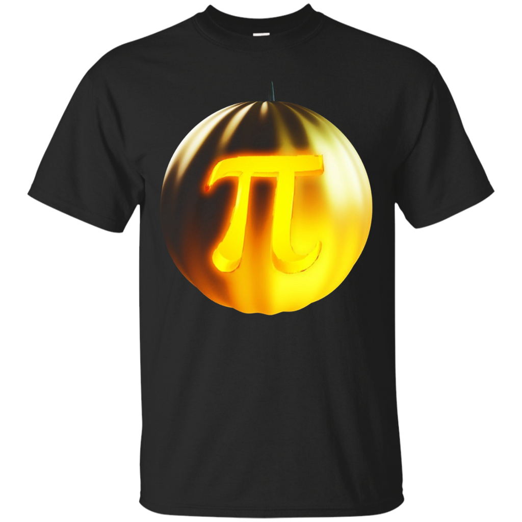 Punny Geeky Halloween T Shirt - Pumpkin Pi Pun Costume Tee_Black