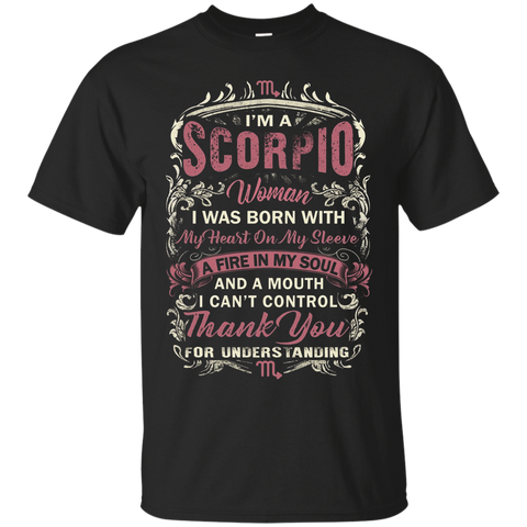 Scorpio T-shirt - I'm A Scorpio Woman T-shirt_Black